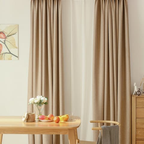 Beige Curtains